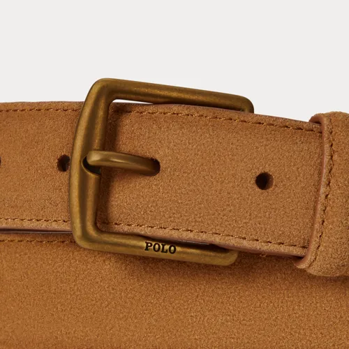 Ceinture habillée en daim - Polo Ralph Lauren - Modalova