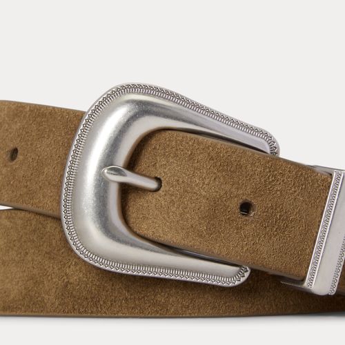 Ceinture western en daim - Polo Ralph Lauren - Modalova