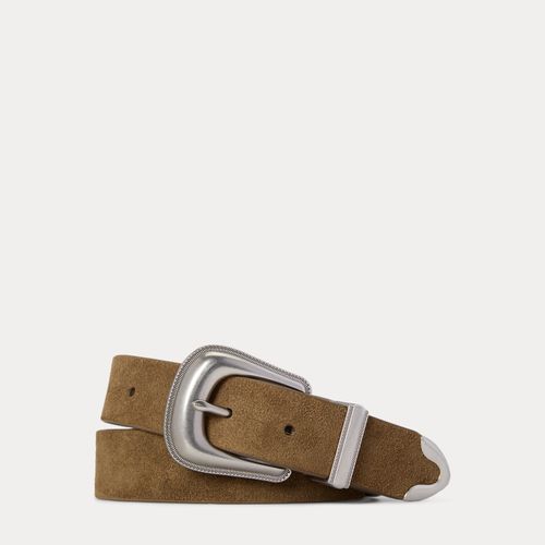 Ceinture western en daim - Polo Ralph Lauren - Modalova