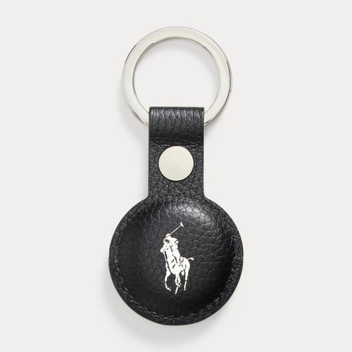 Porte-clés AirTag en cuir grainé - Polo Ralph Lauren - Modalova