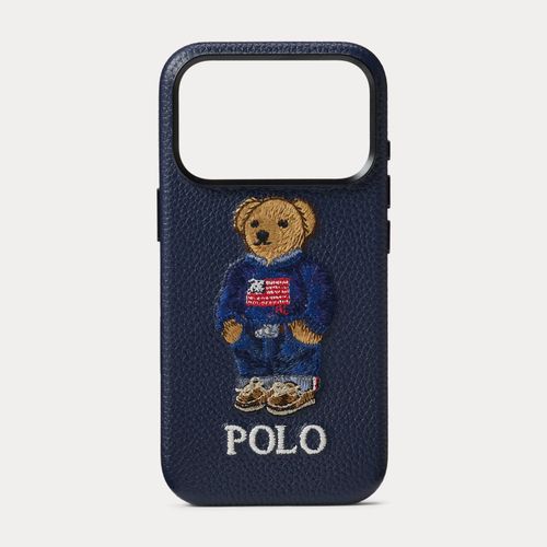 Coque iPhone 17 Pro Polo Bear en cuir - Polo Ralph Lauren - Modalova