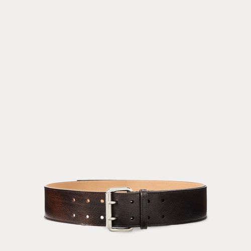 Ceinture longue patinée double ardillon - Collection - Modalova