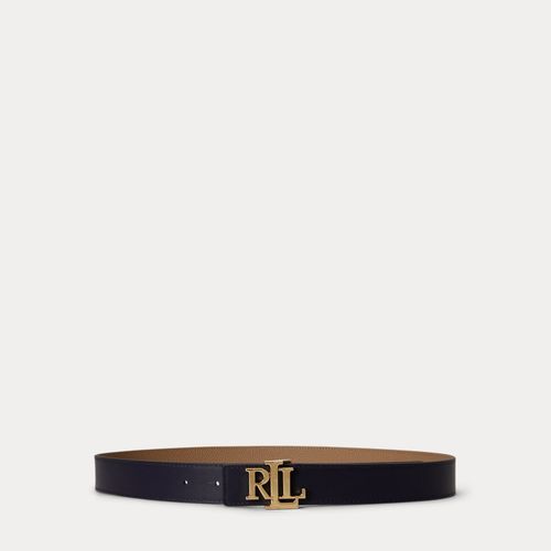 Ceinture en cuir grainé réversible - Lauren - Modalova