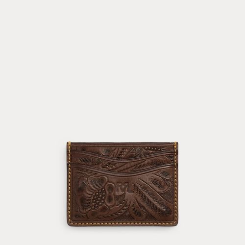 Porte-cartes en cuir repoussé à la main - RRL - Modalova