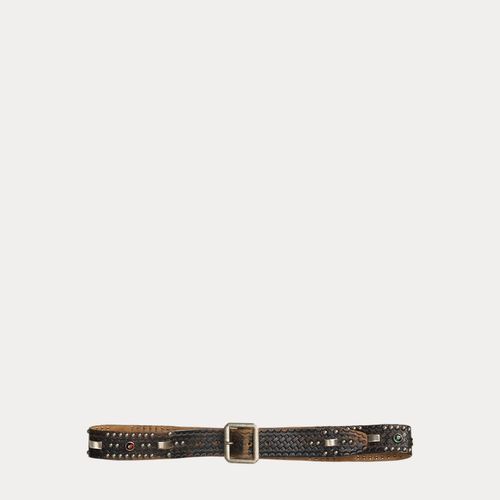 Ceinture cloutée en cuir - RRL - Modalova