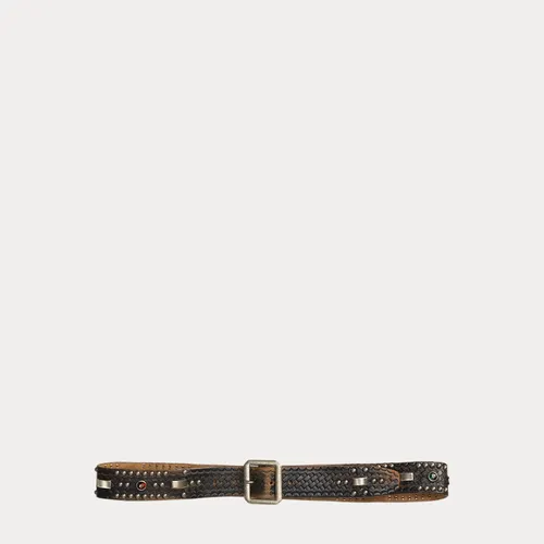 Ceinture cloutée en cuir - RRL - Modalova