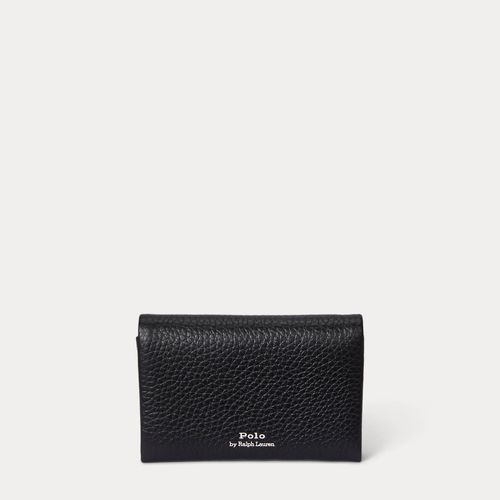 Porte-cartes Polo Play pression en cuir - Polo Ralph Lauren - Modalova