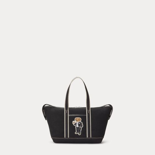 Mini-cabas Polo Bear en toile - Polo Ralph Lauren - Modalova