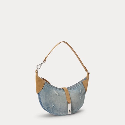 Sac Mini Shoulder Polo ID en denim-daim - Polo Ralph Lauren - Modalova