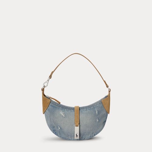 Sac Mini Shoulder Polo ID en denim-daim - Polo Ralph Lauren - Modalova