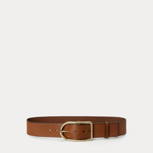 Ceinture en cuir à boucle incurvée - Polo Ralph Lauren - Modalova