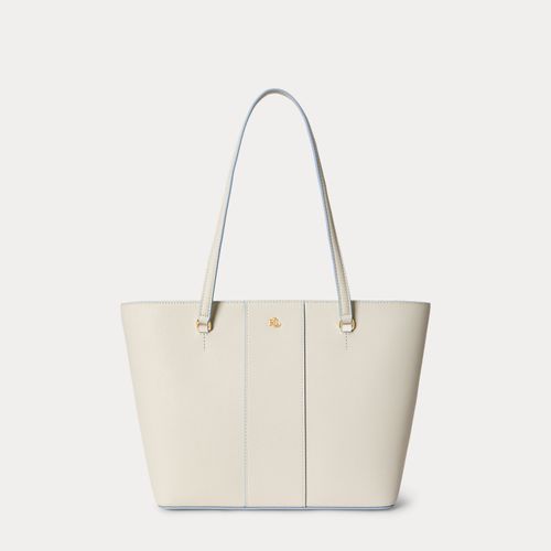 Cabas moyen Karly rayé en cuir - Lauren - Modalova
