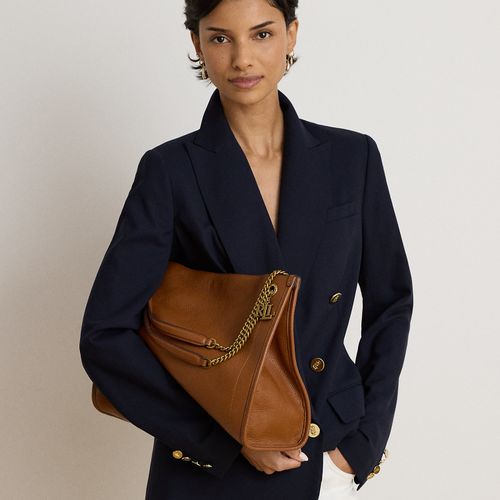 Grand cabas Bradley en cuir grainé - Lauren - Modalova