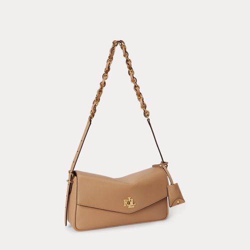 Sac porté épaule Farrah moyen cuir nappa - Lauren - Modalova