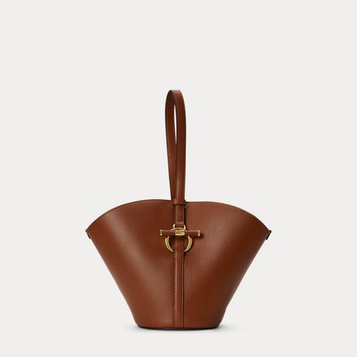 Petit sac seau ouvert Blaike en cuir - Lauren - Modalova
