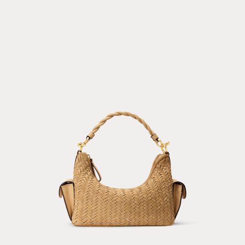Petit sac épaule Blaike en daim tressé - Lauren - Modalova