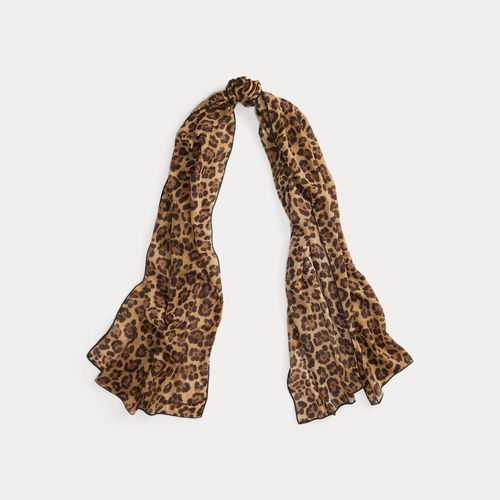 Écharpe léopard en pashmina de cachemire - Collection - Modalova