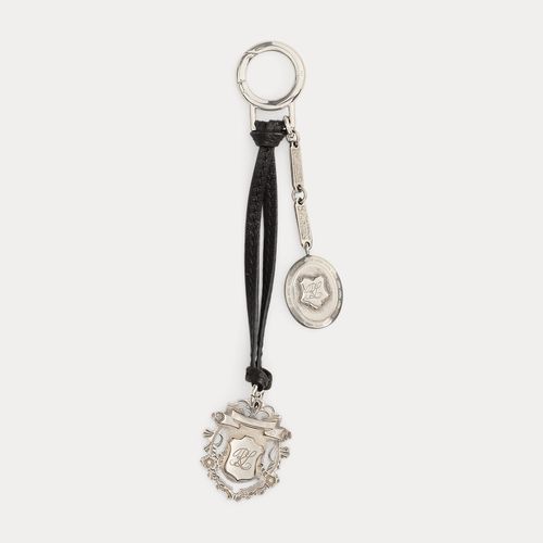 Breloque de sac écusson cuir de chèvre - Collection - Modalova