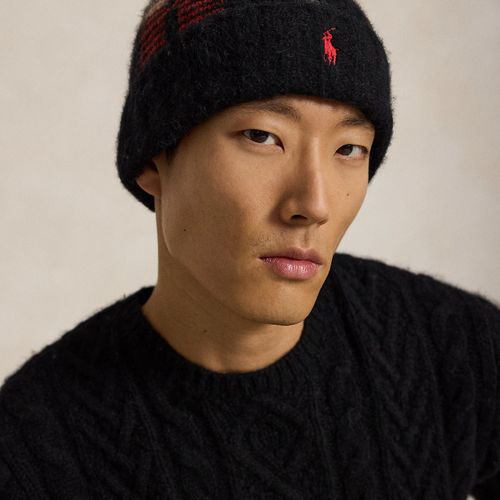 Bonnet écossais en laine grattée - Polo Ralph Lauren - Modalova