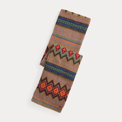 Écharpe en jacquard de laine mélangée - Polo Ralph Lauren - Modalova