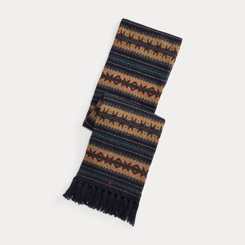 Écharpe Fair Isle en laine mélangée - Polo Ralph Lauren - Modalova