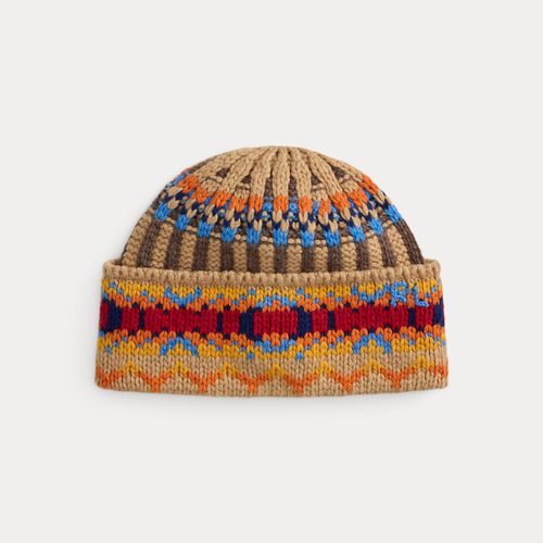Bonnet Fair Isle en laine mélangée - Polo Ralph Lauren - Modalova