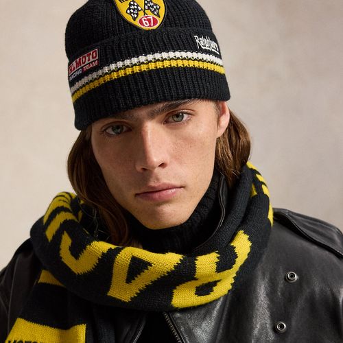 Bonnet Racing en tricot côtelé - Polo Ralph Lauren - Modalova