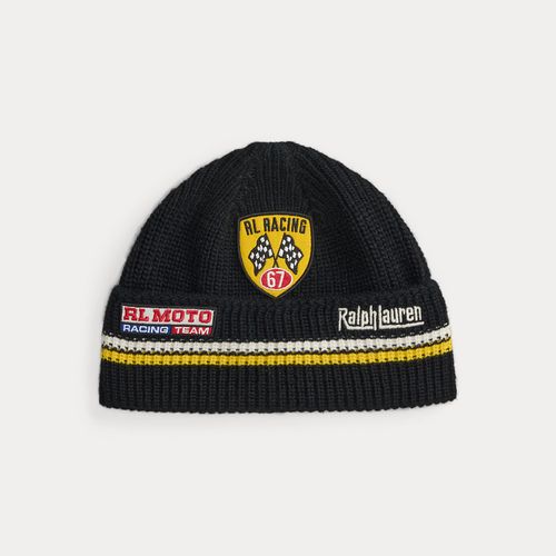 Bonnet Racing en tricot côtelé - Polo Ralph Lauren - Modalova