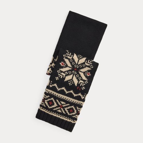 Écharpe en laine mélangée à motifs - Polo Ralph Lauren - Modalova