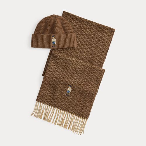 Coffret bonnet et écharpe Polo Bear - Polo Ralph Lauren - Modalova
