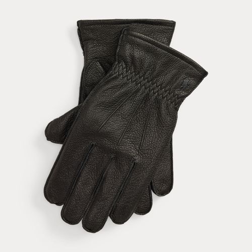 Gants isolants en cuir de chèvre - Polo Ralph Lauren - Modalova