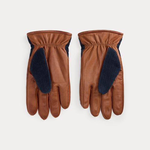 Gants isolants velours côtelé et mouton - Polo Ralph Lauren - Modalova