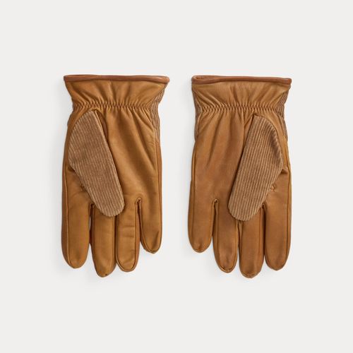 Gants isolants velours côtelé et mouton - Polo Ralph Lauren - Modalova