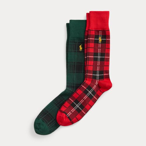 paires de chaussettes écossaises coton - Polo Ralph Lauren - Modalova