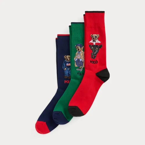 Coffret 3 paires chaussettes Polo Bear - Polo Ralph Lauren - Modalova
