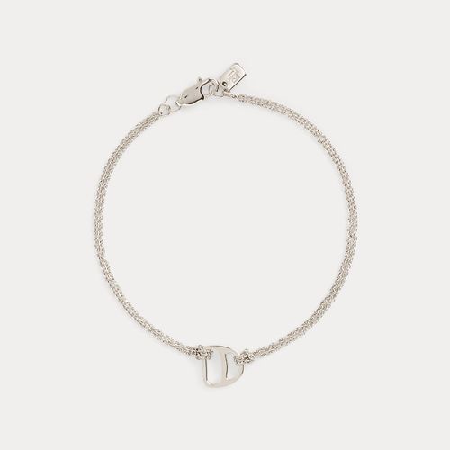 Bracelet flexible breloque clé en argent - Lauren - Modalova