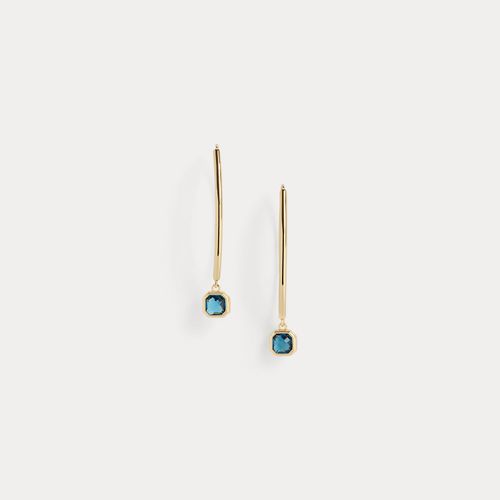Pendants d'oreille plaqués or pierres - Lauren - Modalova