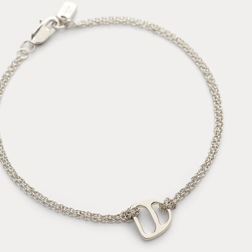 Bracelet flexible à breloque en argent - Lauren - Modalova