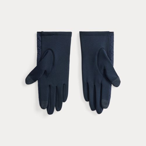 Gants tactiles écossais matelassés en losanges - Lauren - Modalova
