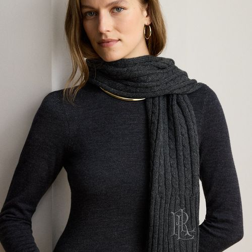 Écharpe torsadée à logo brodé - Lauren - Modalova
