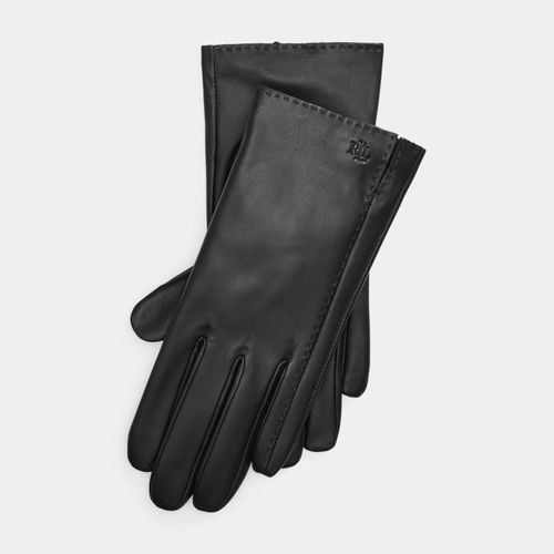 Gants tactiles en peau de mouton - Lauren - Modalova