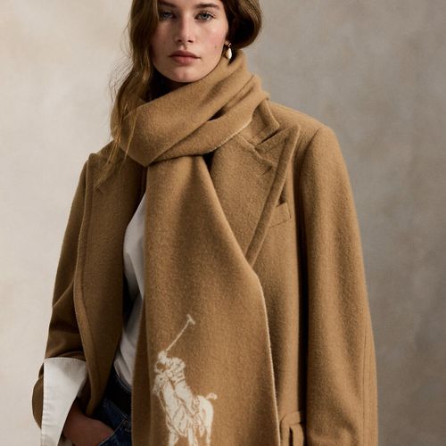 Écharpe en laine Big Pony - Polo Ralph Lauren - Modalova