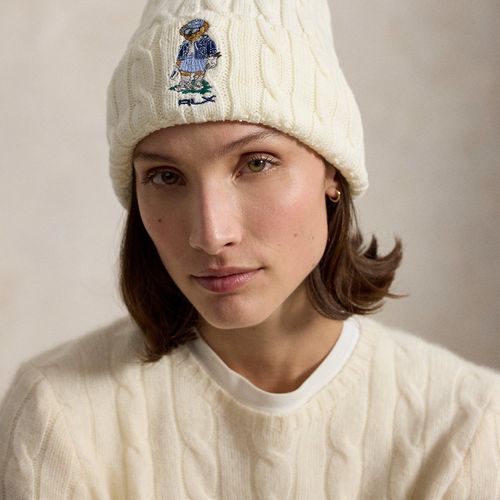 Bonnet en maille torsadée Golf Polo Bear - RLX - Modalova