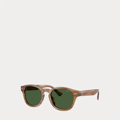 Lunettes de soleil rondes rayées aviron - Polo Ralph Lauren - Modalova