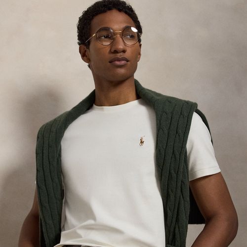 T-shirt Custom Slim Fit en coton doux - Polo Ralph Lauren - Modalova