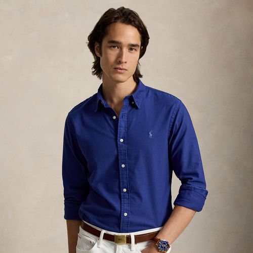 Chemise Oxford teinte en pièce Slim Fit - Polo Ralph Lauren - Modalova
