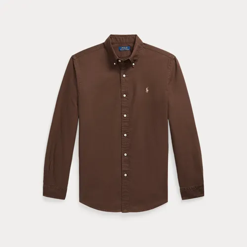 Chemise Oxford ajustée teinte en pièce - Polo Ralph Lauren - Modalova
