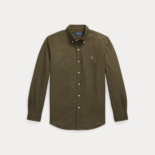Chemise Oxford ajustée teinte en pièce - Polo Ralph Lauren - Modalova