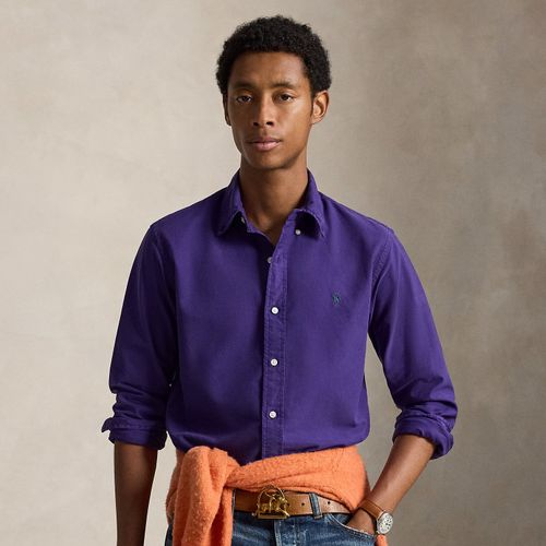 Chemise Oxford ajustée teinte en pièce - Polo Ralph Lauren - Modalova
