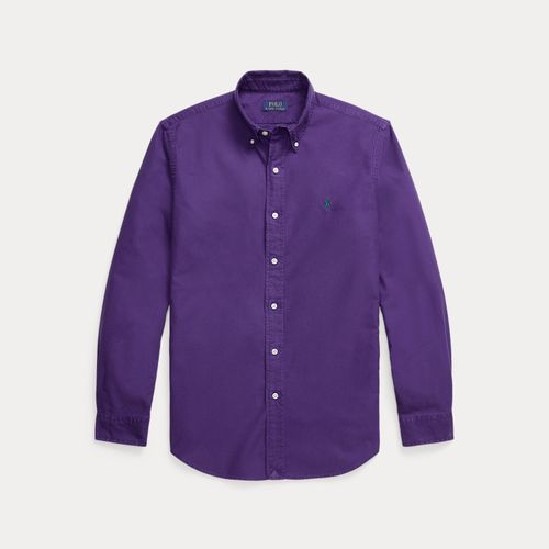 Chemise Oxford ajustée teinte en pièce - Polo Ralph Lauren - Modalova